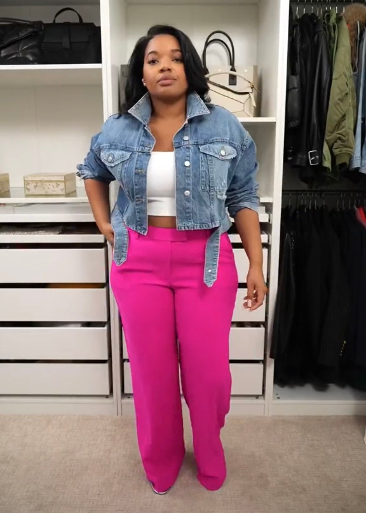 The SculptFit High-Waist Tailored Pants